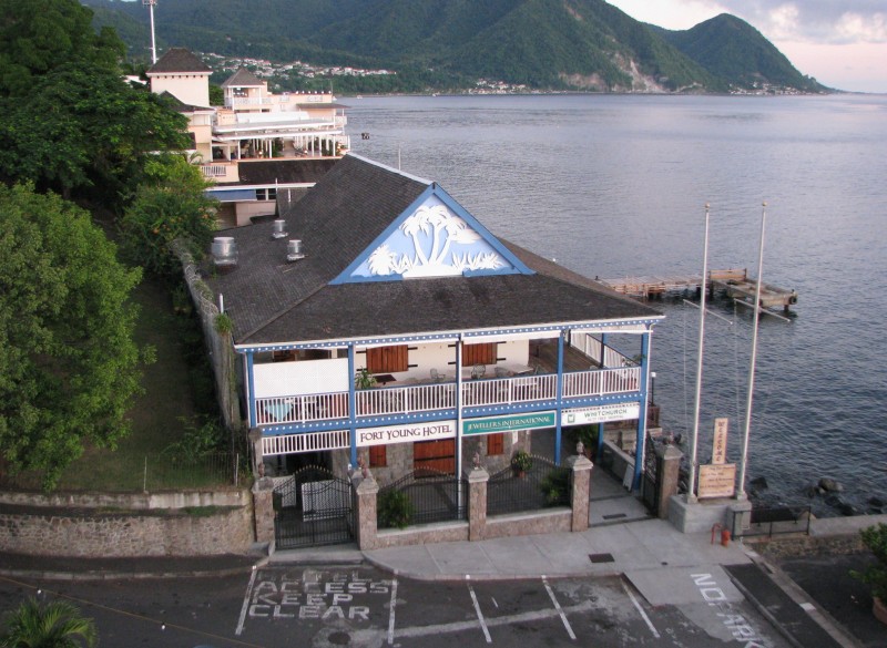 The Fort Young Hotel in Roseau