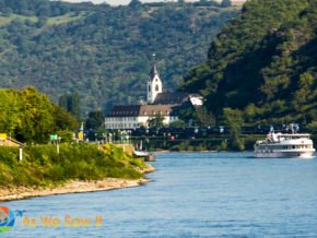 Cruise ship on the Rhine River