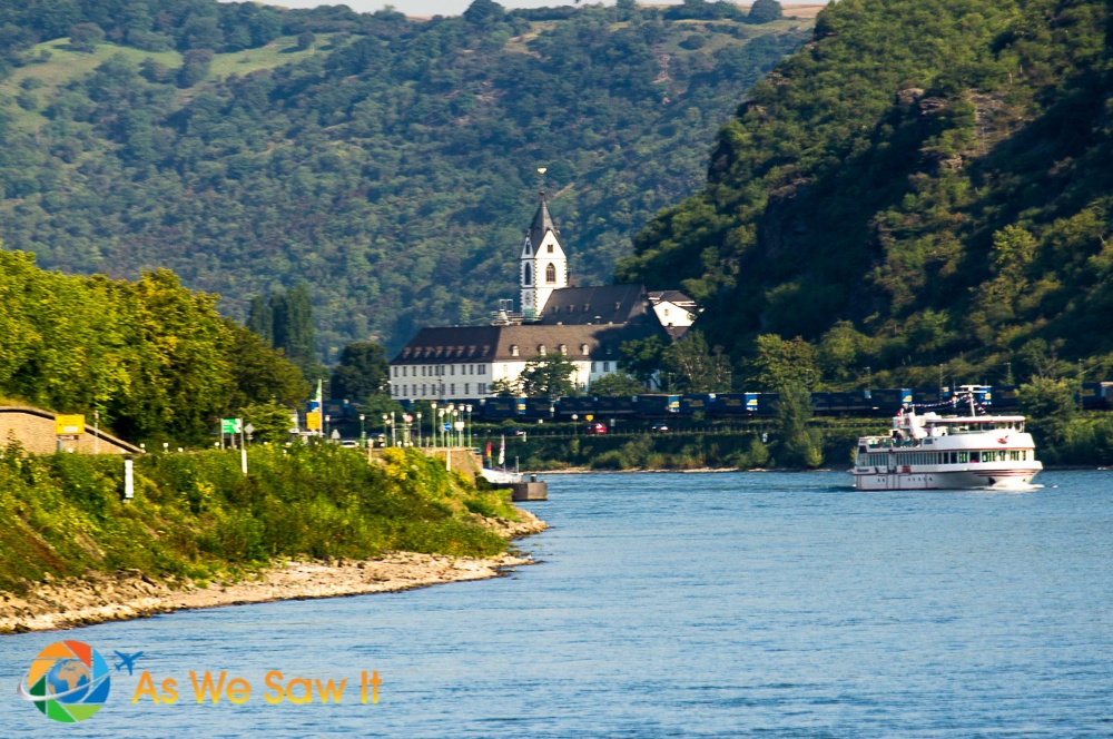 Cruise ship on the Rhine River