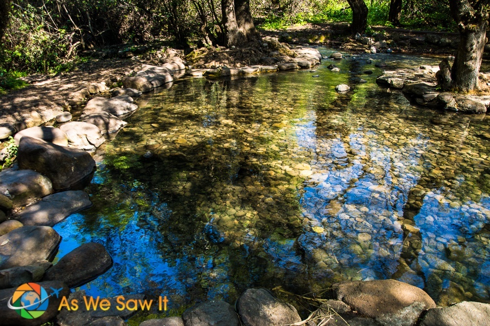 Wading pool at Tel Dan Nature Reserve Israel