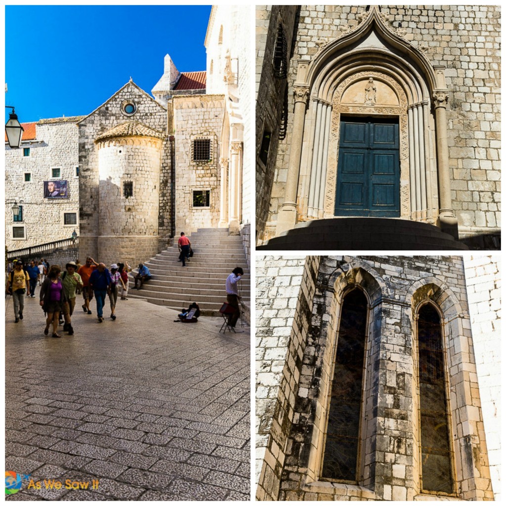 medieval doors and windows in Dubrovnik