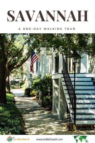 Follow this itinerary for a walking tour that can be done in one day in Savannah, Georgia.