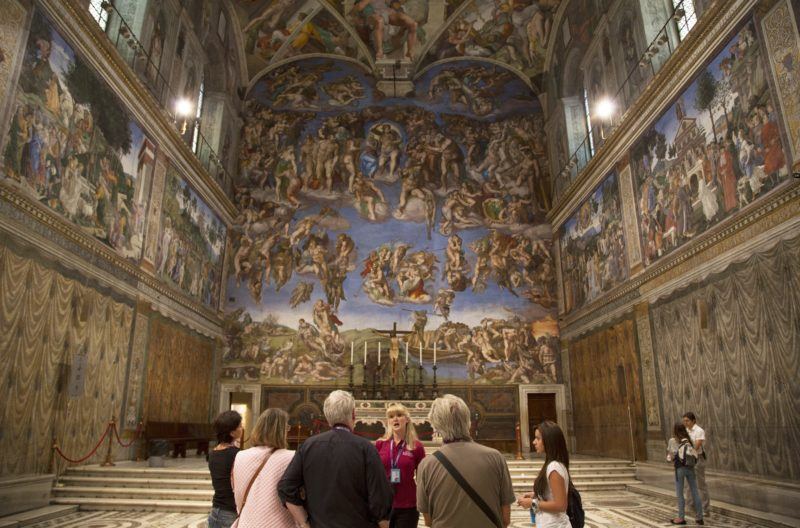 Inside the Sistine Chapel, Vatican City