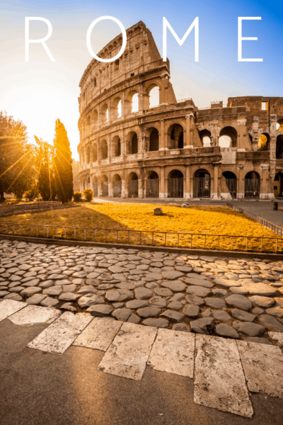 coliseum text says rome