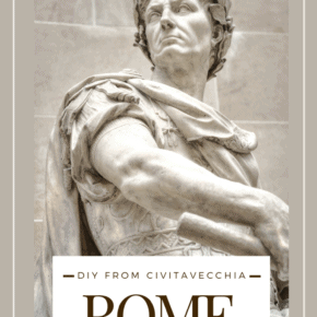 Statue of David text says DIY from Civitavecchia Rome