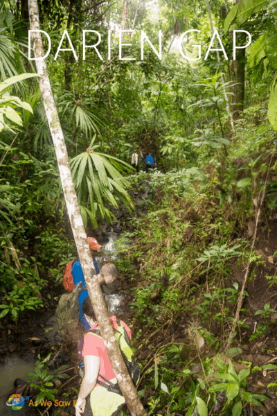 trekking in the darien rain forest text says darien