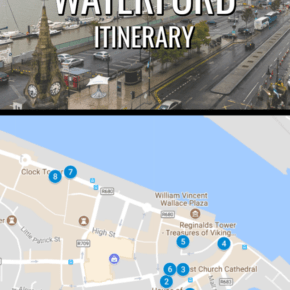 Waterford itinerary map