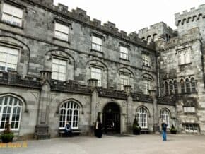 Interior wall of Kilkenny Castle in Ireland