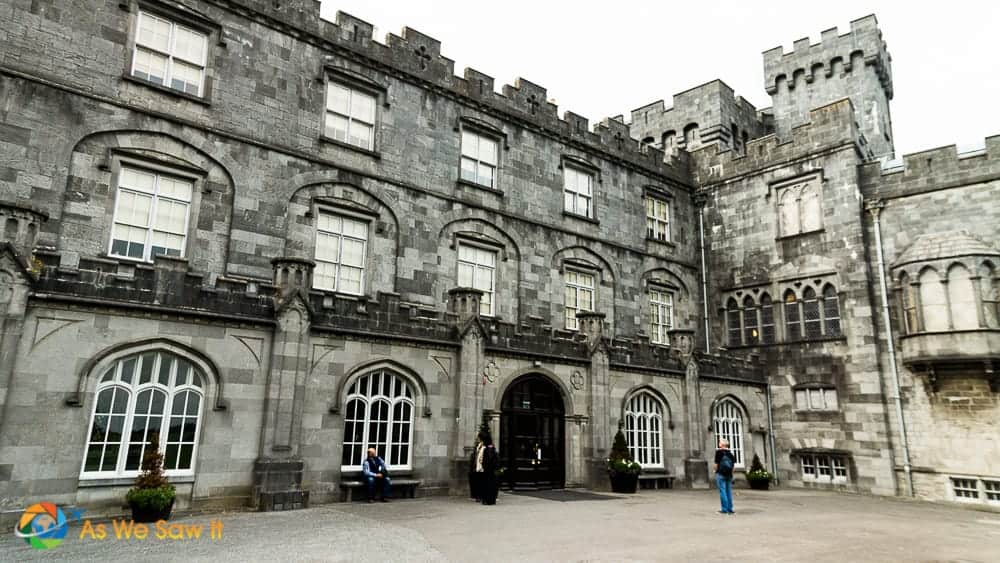 Interior wall of Kilkenny Castle in Ireland