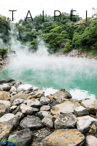 beitou hot springs text says taipei