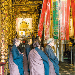 priests at temple text says taipei