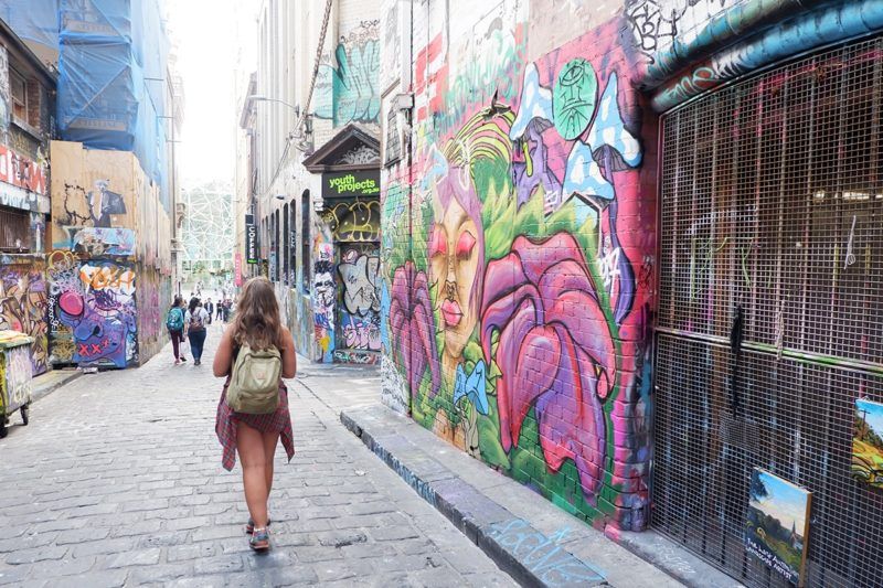 Laneway in Melbourne Australia