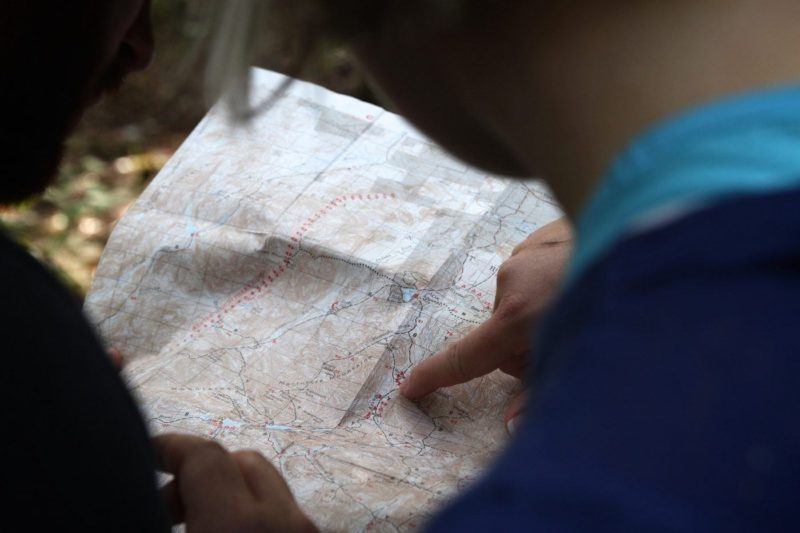 Packing a map is essential when visiting a national park