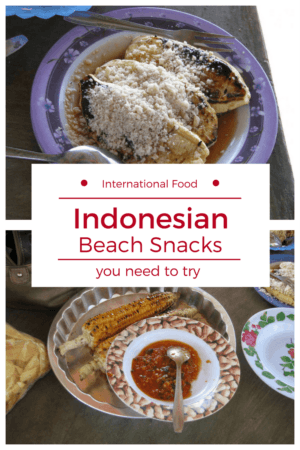 Unique Indonesian snacks you can try at the beach.