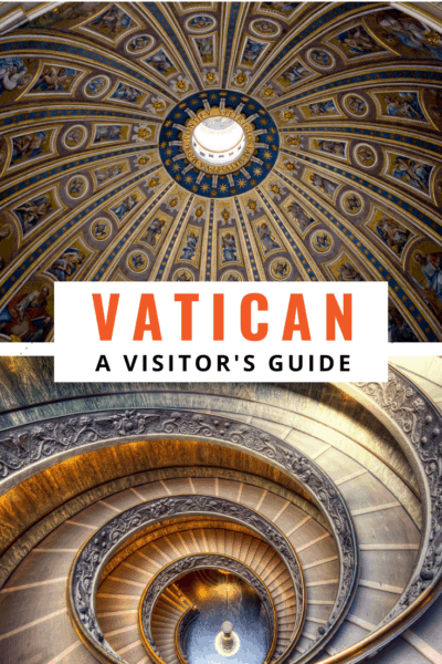 collage from the vatican text says vatican a visitor's guide