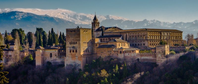 Moorish Alhambra castle