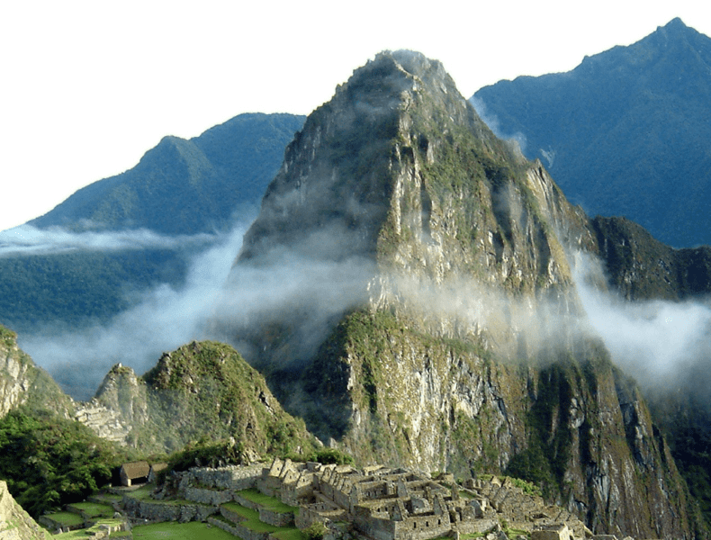 Huayna Picchu, the rocky mountain at Machu Picchu