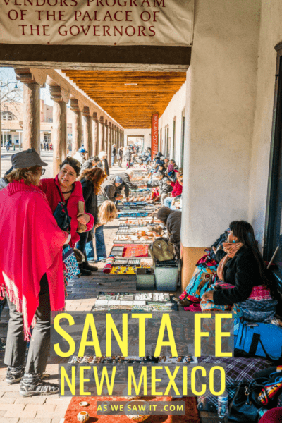 The best itinerary if you are planning one day in Santa Fe for sightseeing. This plan includes best places to stay in Santa Fe, where to eat and shop, plus things to do and tips for visiting Santa Fe Plaza, Loretto Chapel, St. Francis Cathedral, Railyard District, Museum Hill, and more. #usa #travel #vacations #thingstodo #attractions