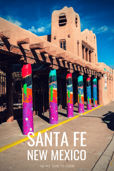 The best itinerary if you are planning one day in Santa Fe for sightseeing. This plan includes best places to stay in Santa Fe, where to eat and shop, plus things to do and tips for visiting Santa Fe Plaza, Loretto Chapel, St. Francis Cathedral, Railyard District, Museum Hill, and more. #usa #travel #vacations #thingstodo #attractions