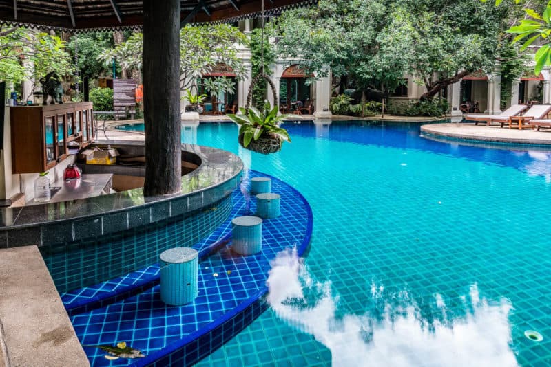 Centara Khum Phaya Resort and Spa Chiang Mai swim up bar