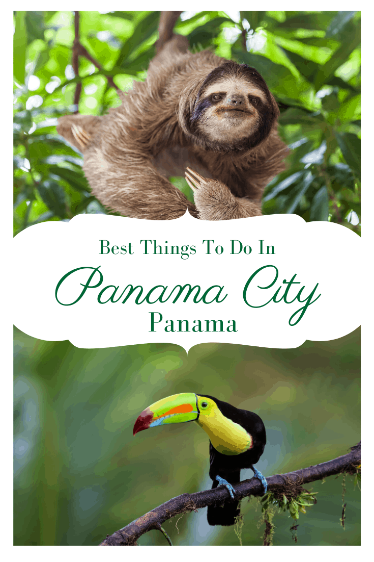 Collage text says best things to do in panama city panama