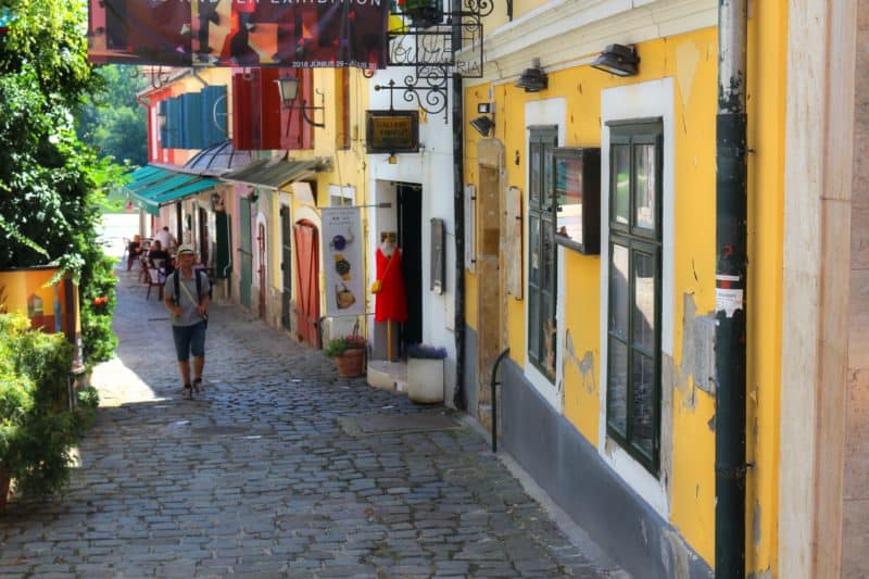 Street in Szedentere Hungary, one of the best day trips from Vienna Austria