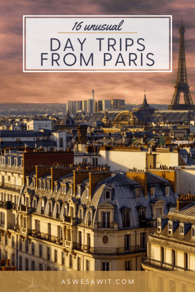 Paris skyline with Eiffel Toweri in the background.