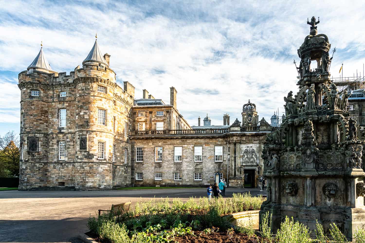 Holyrood castle, Edinburgh, Scotland