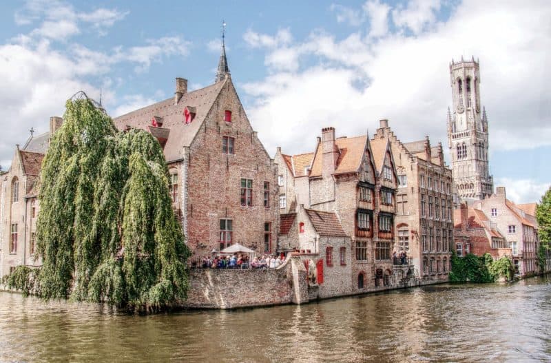 the belfry tower in Bruges