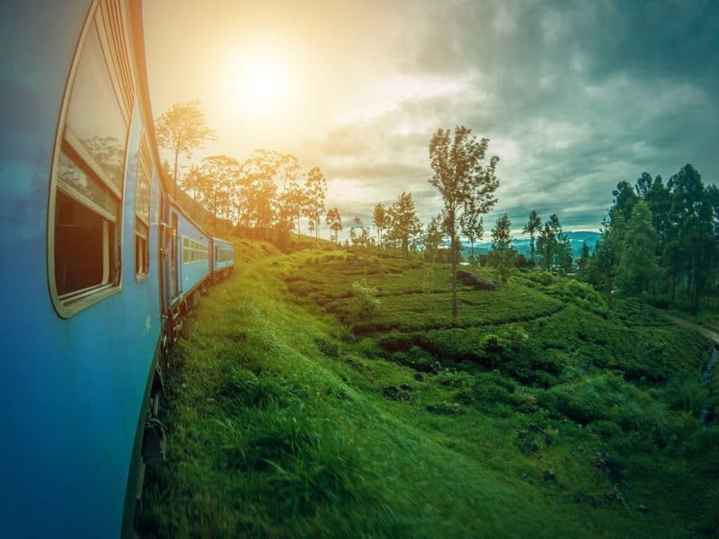 train in Sri Lanka