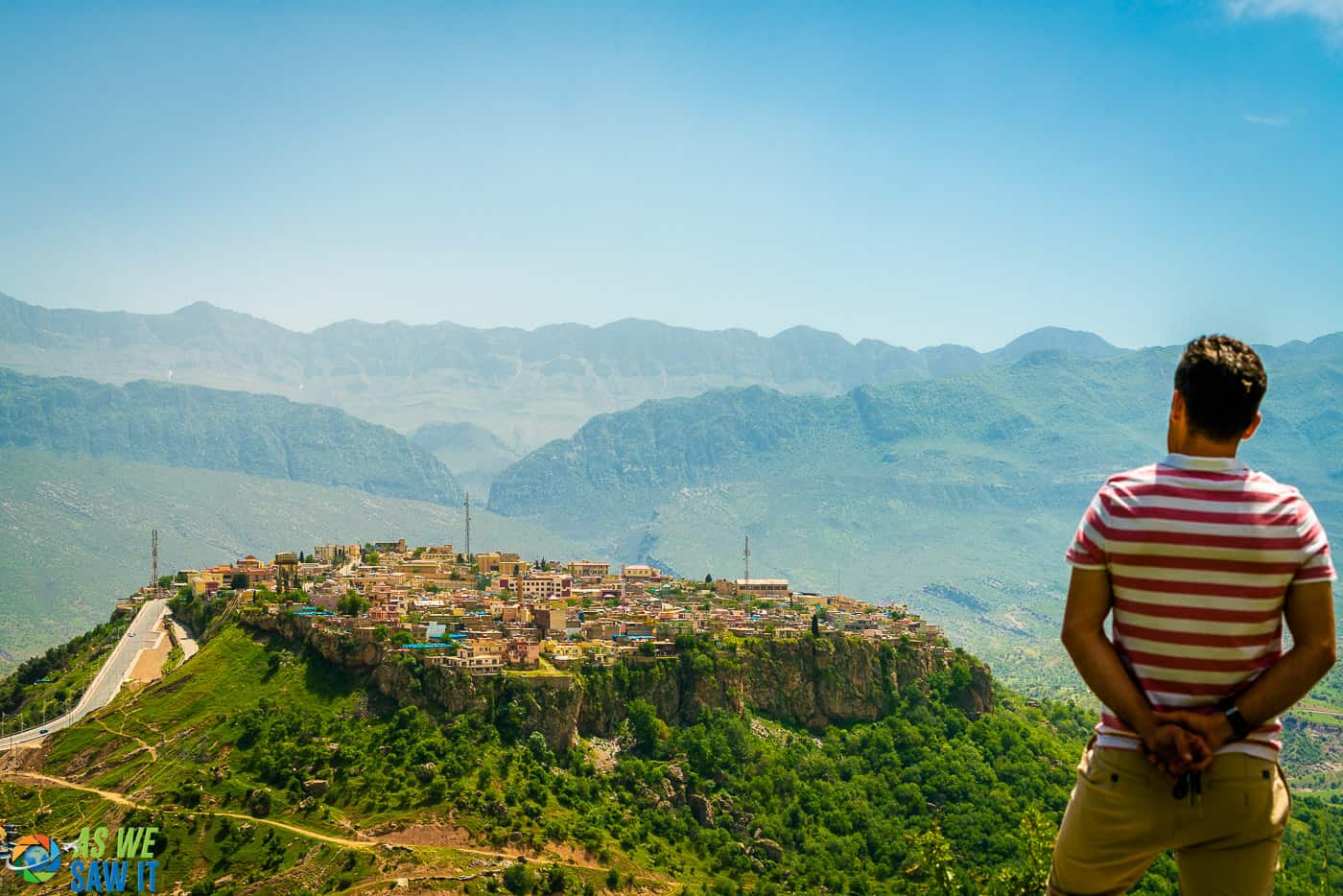 Karwan overlooking Amedi, Iraq