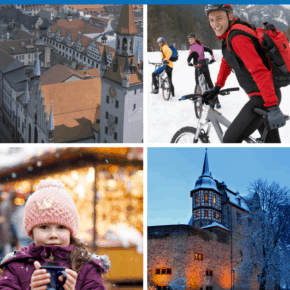 collage of munich in winter text says best of the best