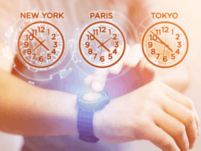 jet lag from crossing multiple time zones text says new york paris tokoyo