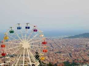 view over barcelona