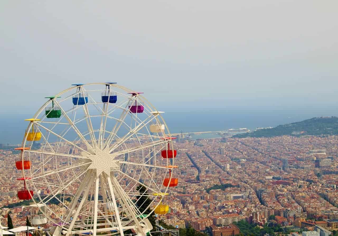 view over barcelona