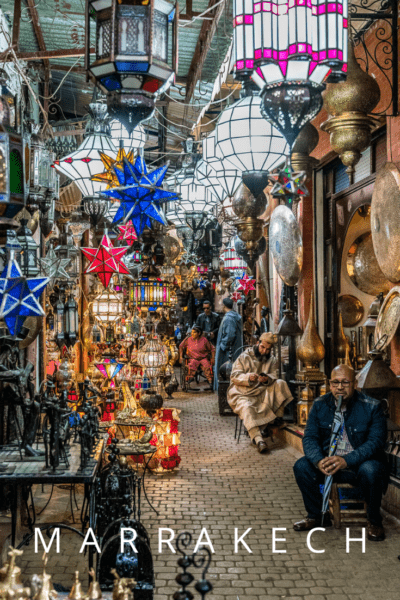 marrakech market text says marrakech