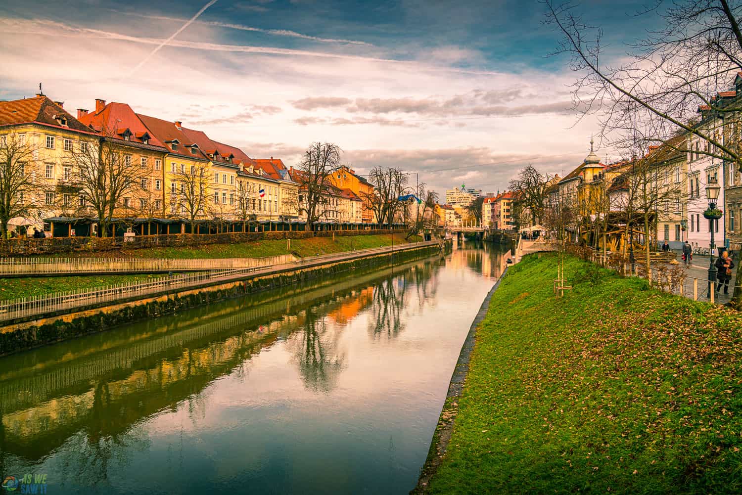 Ljubljana on a river cruise