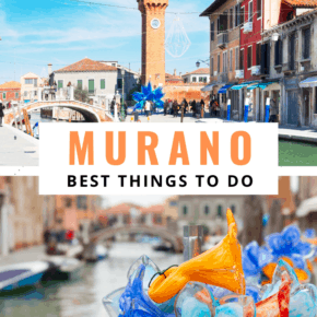 collage text says murano best things to do