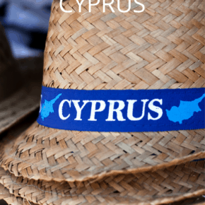 straw hat woth a band reading cyprus text says 7 days in cyprus a perfect self-driving tour