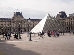 Louvre Pyramid in Paris