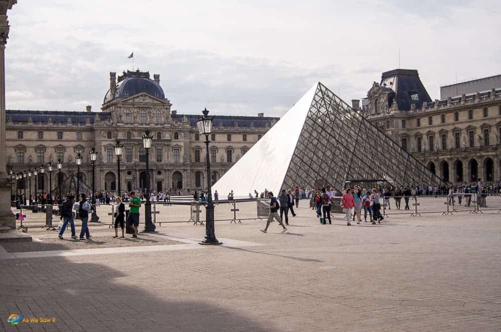 Louvre Pyramid in Paris