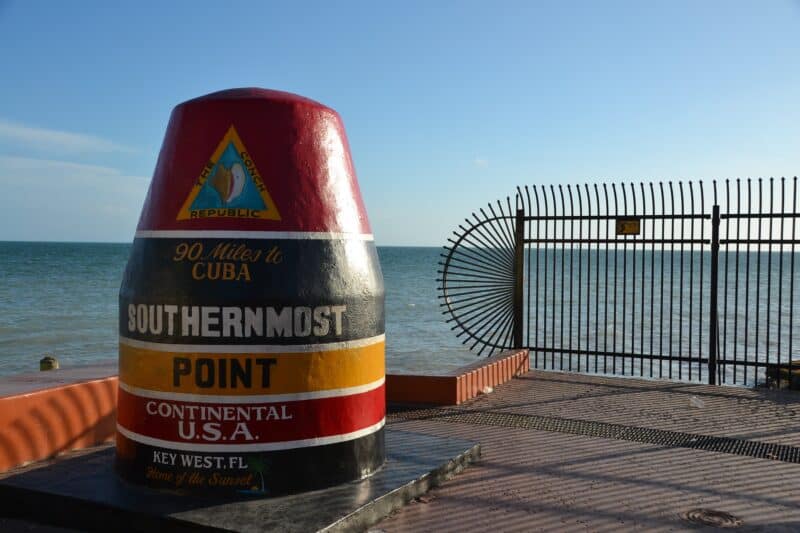 Southernmost Point Monument at the tip of Key West