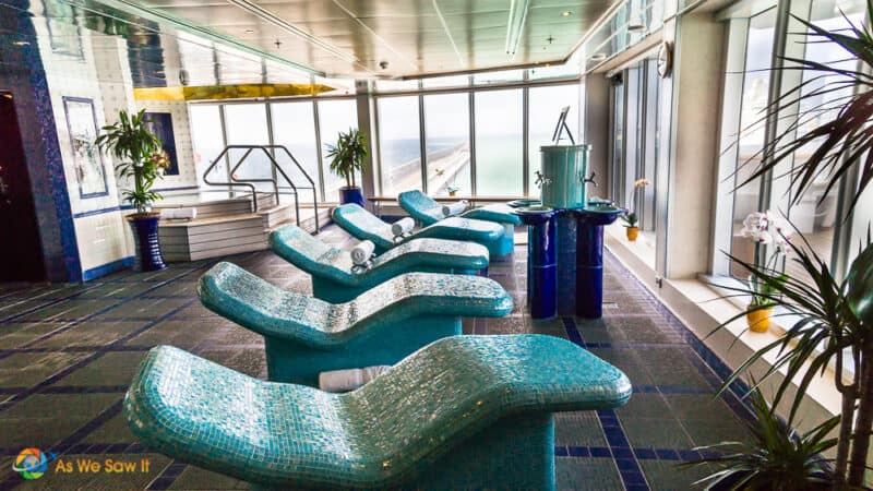 Spa on cruise ship