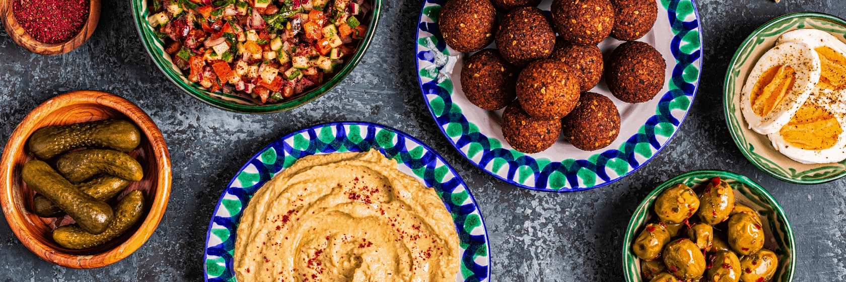 Plates of healthy Arabic foods you need to try