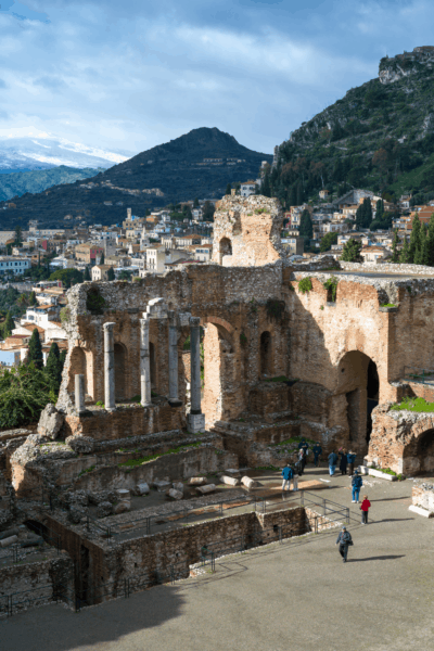 ruins of a building in Sicily