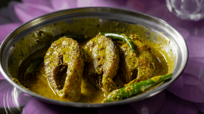 Hilsa fish curry