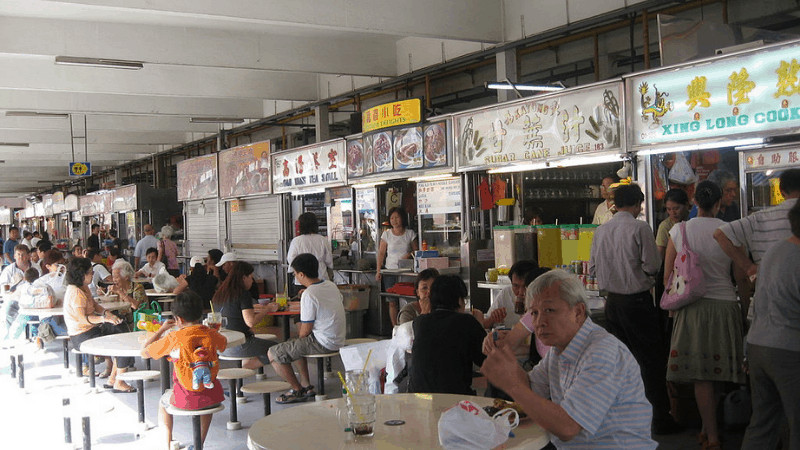 Hawker booths at Marine Parade Food Centre