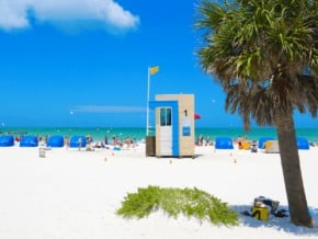 white sand beach Clearwater Beach florida