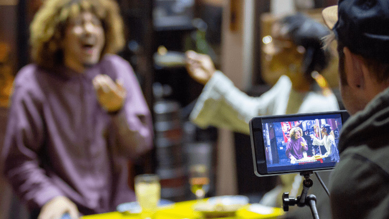 Learning how to make a travel vlog begins with being yourself in front of a camera