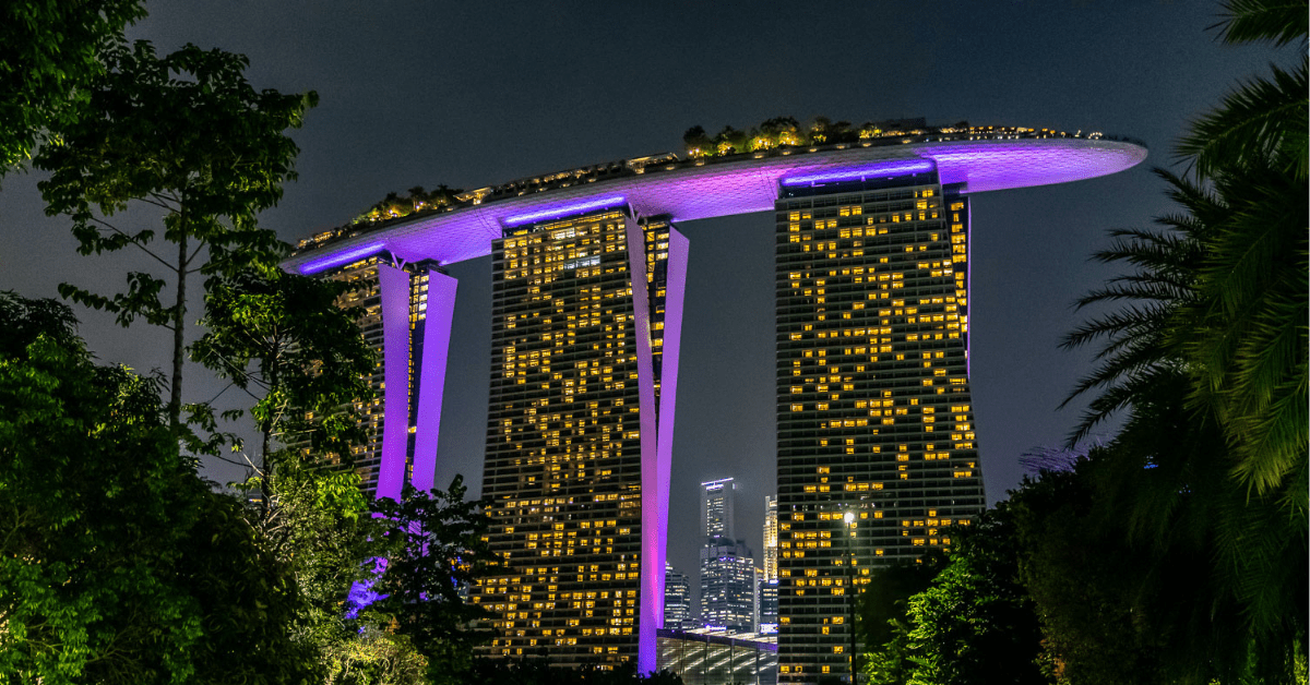 Marina Bay Sands at night